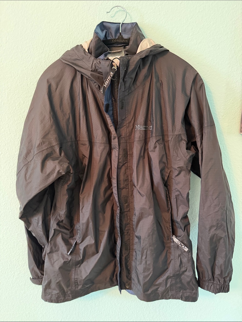 Marmot PreCip Eco Rain Jacket Size Med Black